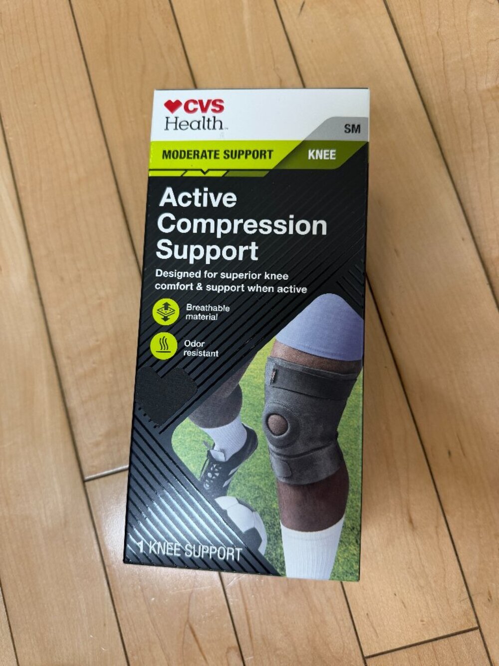 CVS Health Active Compression Support Knee Brace Size Small NIB New